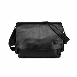 Pánska pracovná taška na rameno Kono casual - čierna