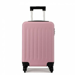 KONO Kabínový kufor na kolieskach - ružový 28L