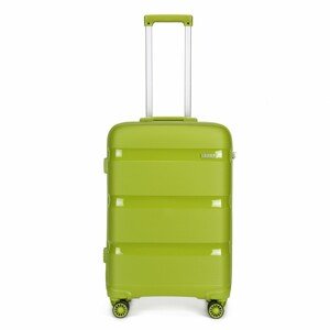 KONO Cestovný kufor na kolieskach Classic Colection - zelený 50L