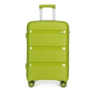 KONO Cestovný kufor na kolieskach Classic Collection - zelený - 97 L