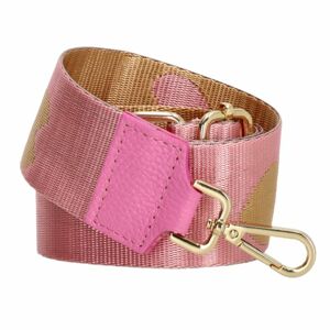 No Label Prídavný popruh na crossbody kabelku Anna Heart - ružový