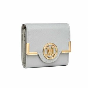Dámska  menšia dizajnová peňaženka Miss Lulu Valeria - sivá