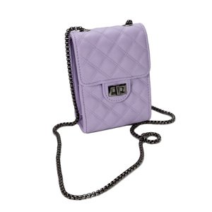 Dámska mini crossbody kabelka Gallantry Paris - fialová