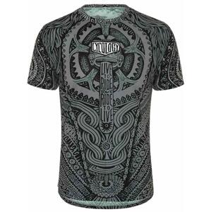 Cycology pánske technické tričko Aztec - čierno sivé Veľkosť: L